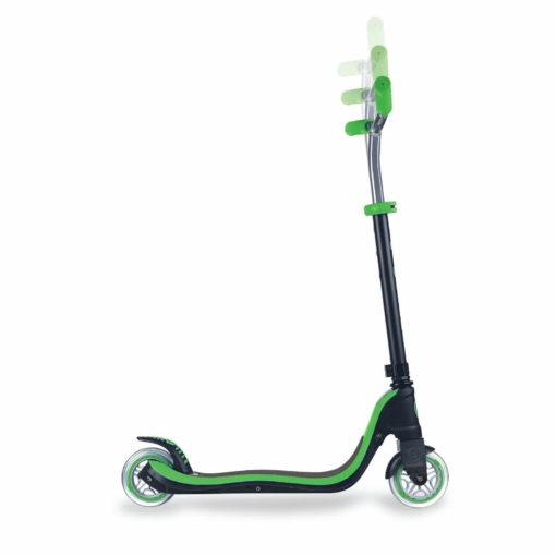 Globber Flow 125 Scooter Black Green - Image 3