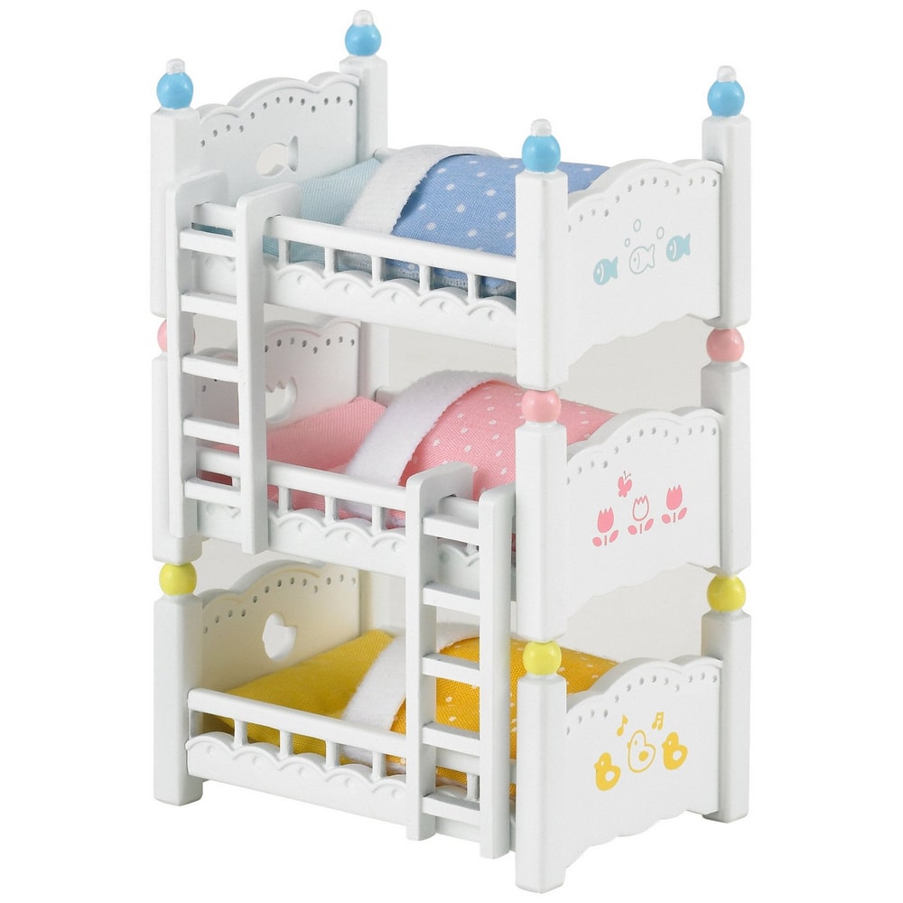 Sylvanian Families Triple Bunk Beds Jadrem Toys