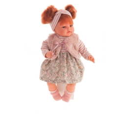 Antonio Juan Crying Baby Doll Beni Redhead with Vest