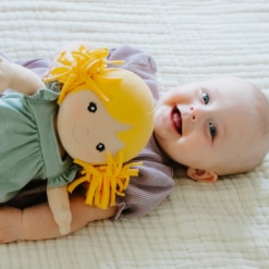 Apple Park Chloe in Sage Organic Doll