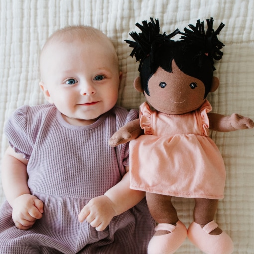 Apple Park Mia in Dusty Rose Organic Doll