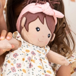 Apple Park Pink Floral Muslin Dress