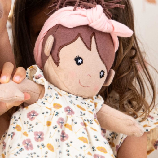 Apple Park Pink Floral Muslin Dress