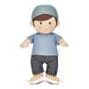Apple Park Theo in Topaz Blue Organic Doll