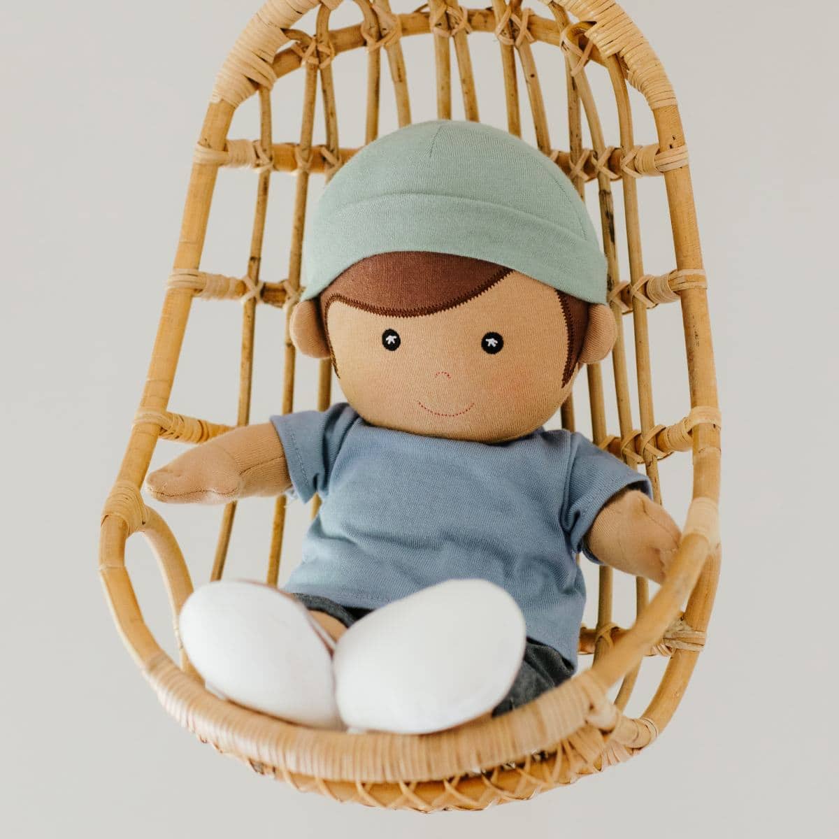 Organic Doll - Theo in Topaz Blue