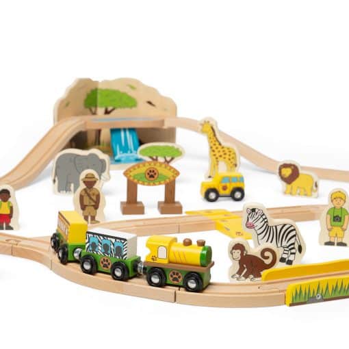 Bigjigs Safari Train Set: Wild Adventure and Imaginative Play - Image 3