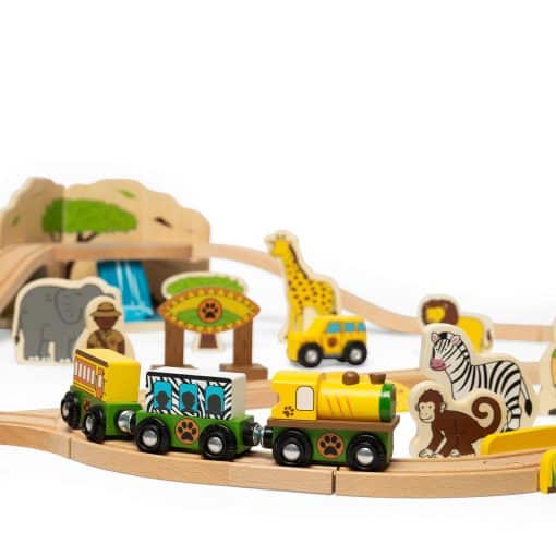 Bigjigs Safari Train Set: Wild Adventure and Imaginative Play - Image 2