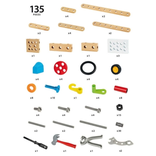 BRIO Builder Construction Set 136 Pieces - Image 4