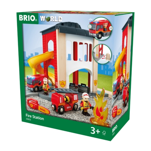 BRIO Fire Station 12 pieces