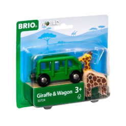 BRIO Giraffe and Wagon 2 pieces