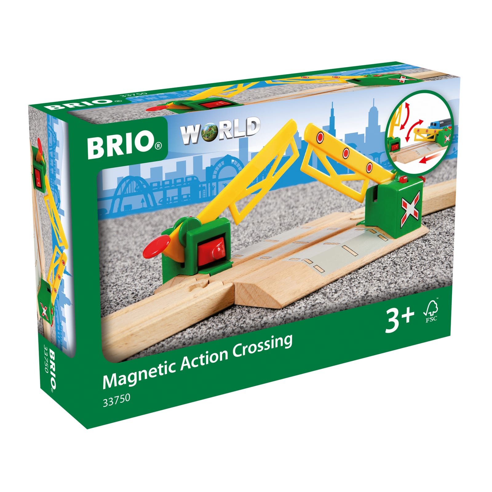 BRIO Magnetic Action Crossing: Cause and Effect Fun for Kids