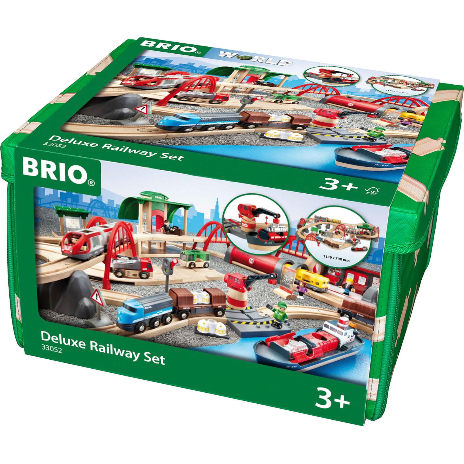 BRIO Deluxe Railway Set 87Piece Adventure