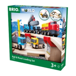 BRIO Set - Rail & Road Loading Set