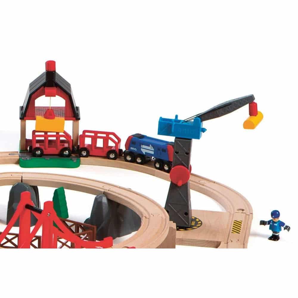 BRIO 33766 Railway World Deluxe Train Set 106 pieces