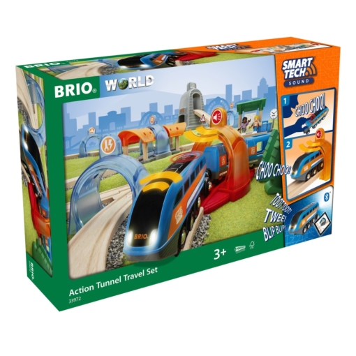 BRIO Smart Tech Sound Action Tunnel Travel Set