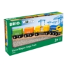 BRIO Train - Three-Wagon Cargo Train
