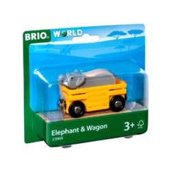 BRIO Vehicle - Elephant and Wagon