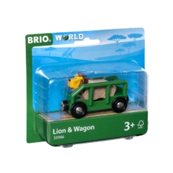 BRIO Vehicle - Safari Lion and Wagon