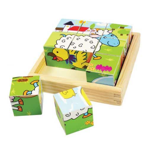 Bigjigs Animal Cube Puzzle