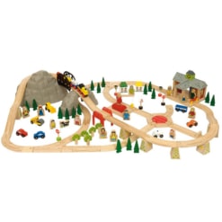 Bigjigs Bigjigs Mountain Railway Set - 112 Pieces