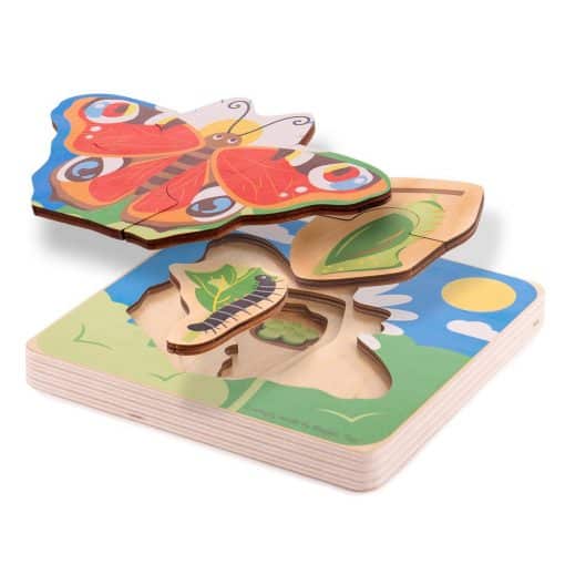 Bigjigs Butterfly Lifecycle Layer Puzzle