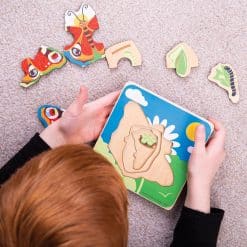 Bigjigs Butterfly Lifecycle Layer Puzzle