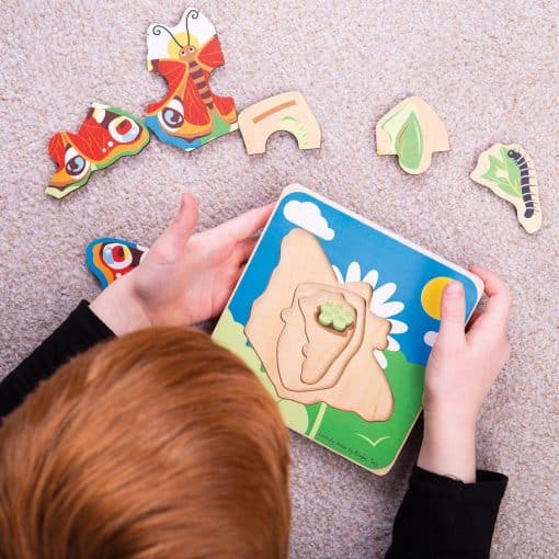 Bigjigs Butterfly Lifecycle Layer Puzzle