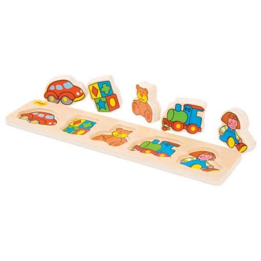 Bigjigs Chunky Lift and Match Puzzle - Toys