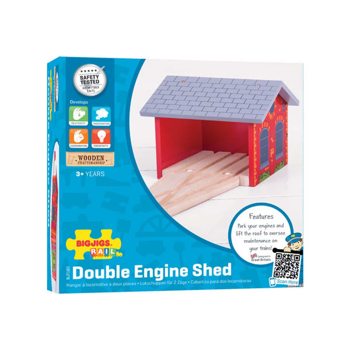 Bigjigs train shed discount
