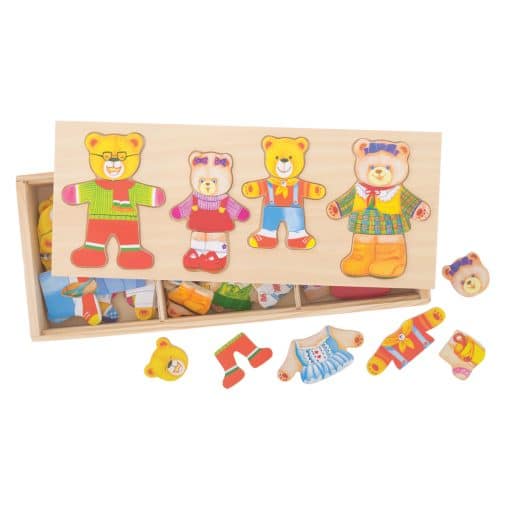 Bigjigs Dress Up Bear Family