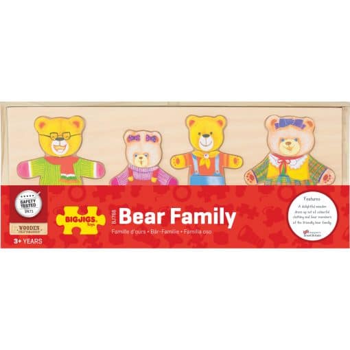 Bigjigs Dress Up Bear Family