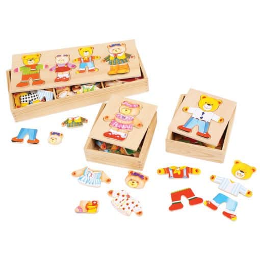 Bigjigs Dress Up Bear Family