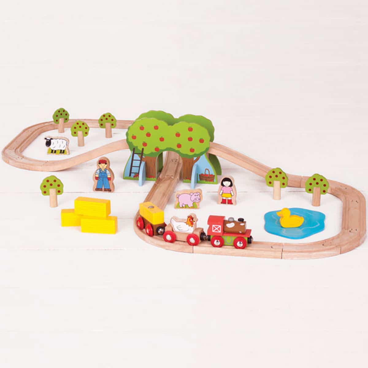 Bigjigs Farm Train Set