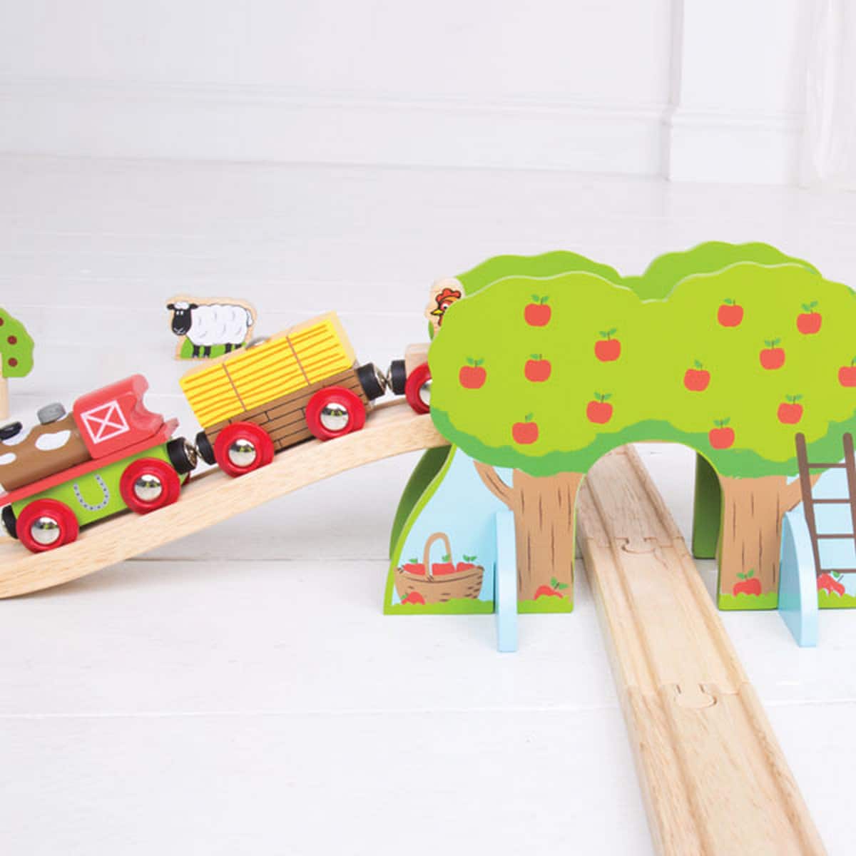 Bigjigs Farm Train Set