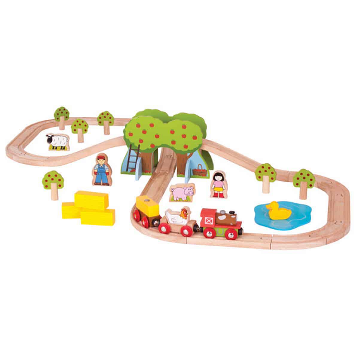 Bigjigs Farm Train Set