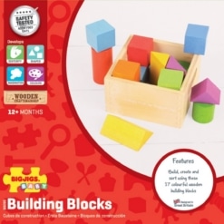 Bigjigs First Building Blocks A Classic Introduction to Shapes and Colours