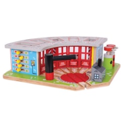 Bigjigs Five Way Engine Shed