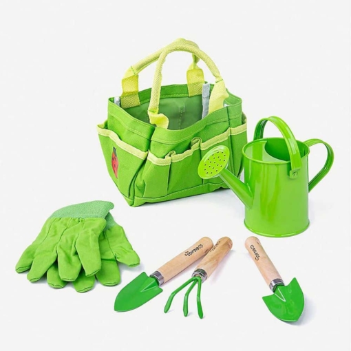 Bigjigs Garden Bag with Tools - Image 2