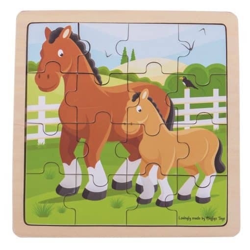 Bigjigs Horse & Foal Puzzle