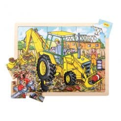 Bigjigs Large Tray Puzzle - Digger