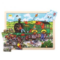 Bigjigs Large Tray Puzzle - Train