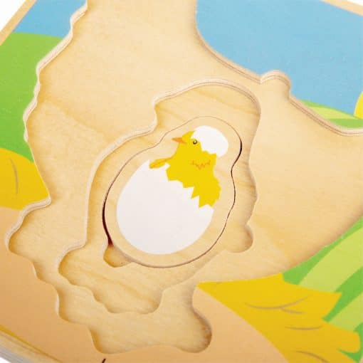 Bigjigs Lifecycle Puzzle - Chicken
