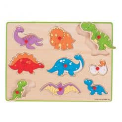 Bigjigs Lift Out Dinosaur Puzzle