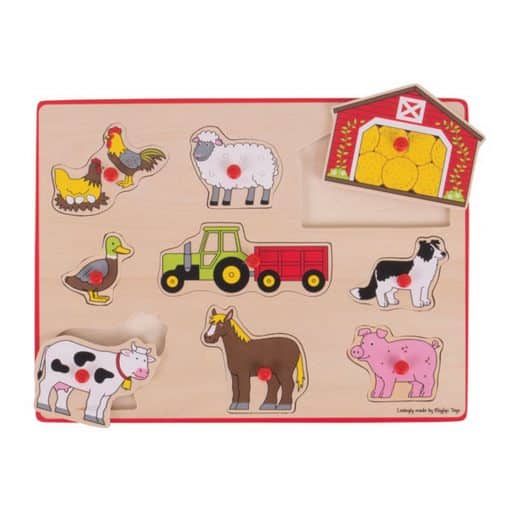 Bigjigs Lift Out Puzzle Farm