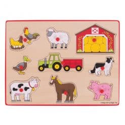 Bigjigs Lift Out Puzzle Farm