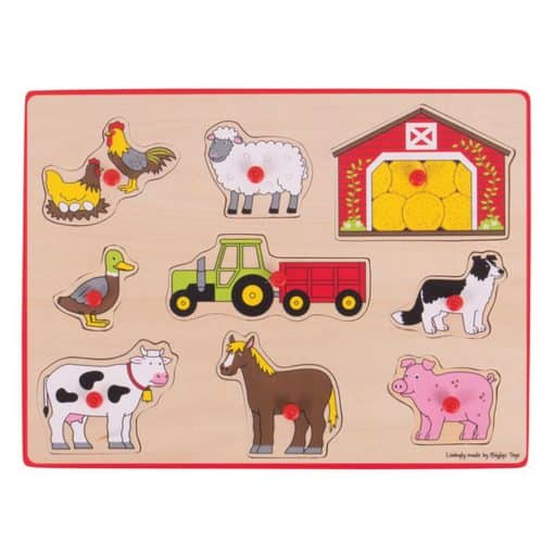 Bigjigs Lift Out Puzzle Farm