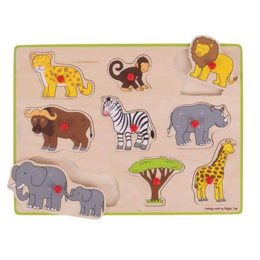 Bigjigs Lift Out Puzzle - Safari
