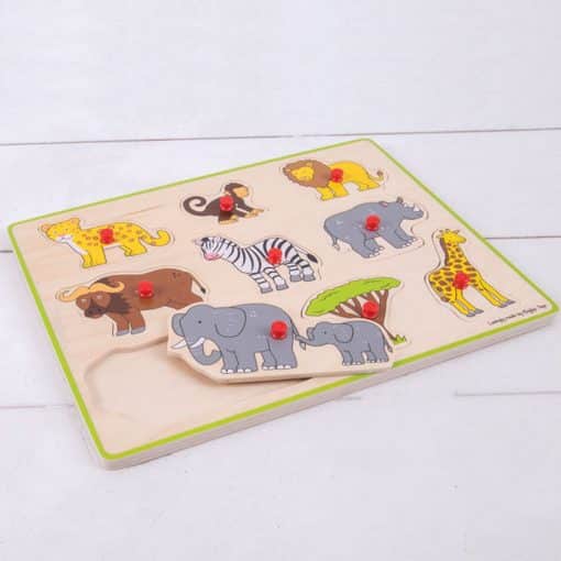 Bigjigs Lift Out Puzzle - Safari