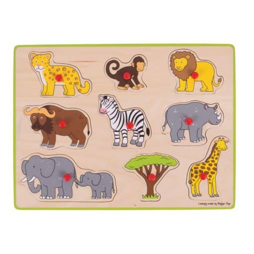 Bigjigs Lift Out Puzzle - Safari