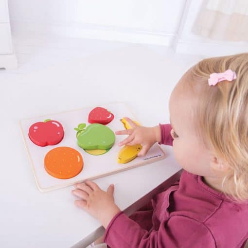 Bigjigs Lift and See Puzzle - Fruit